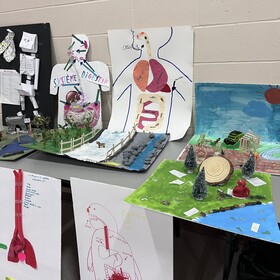 Les élèves de 5e et 6e année de l’école ont présenté de magnifiques projets